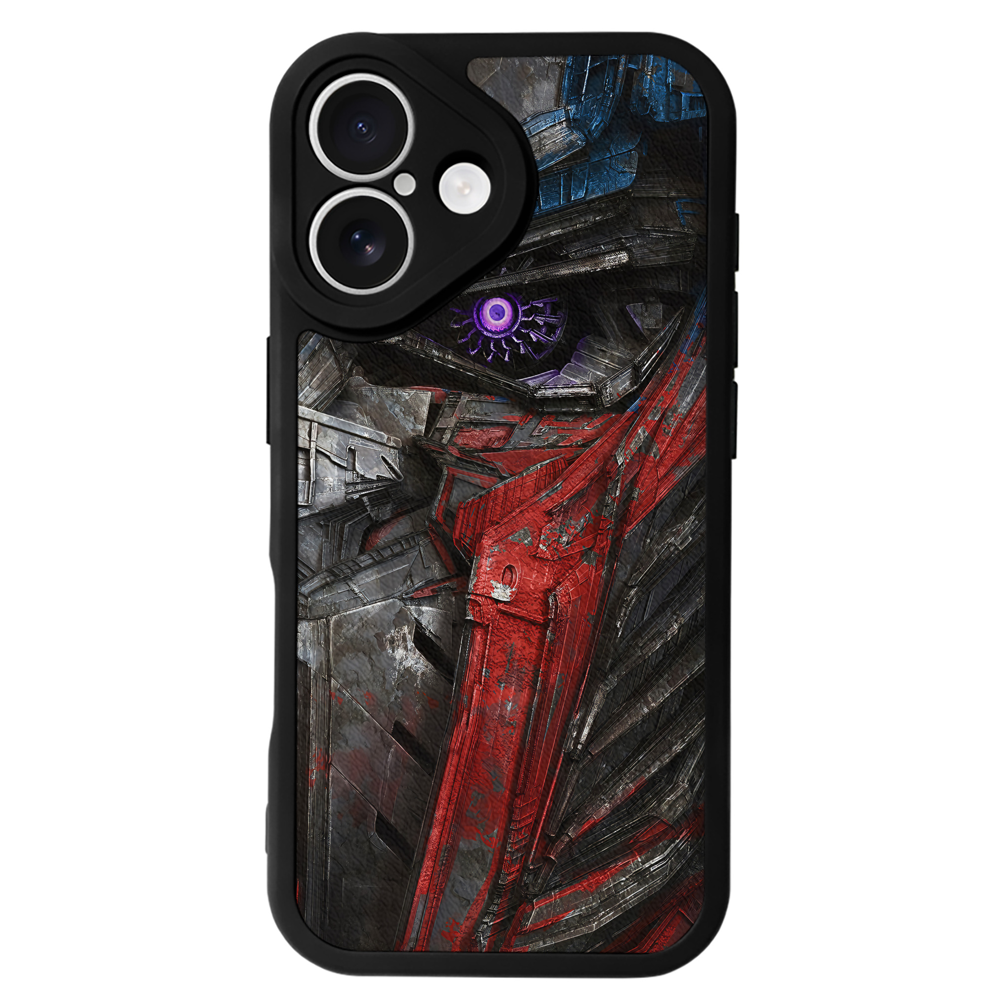 （画像用） Transformers トランスフォーマー 【iPhone 16シリーズ対応】シリコンスマホケース（レザー調） 材質：シリコン